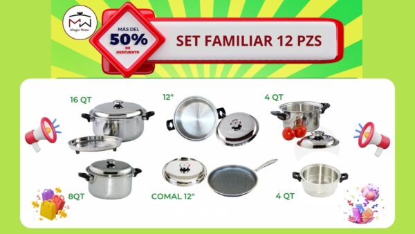 Set Familiar 12 pzs